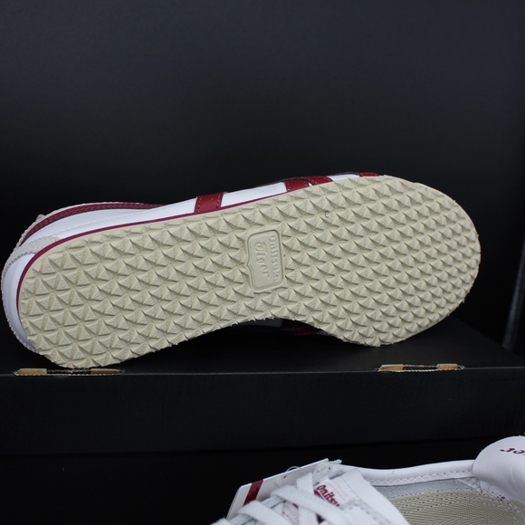 ASICS ONITSUKA D4J2L-0125 White Burgandy Mexico 66 Unisex fashion Sneakers - Picture 10 of 10
